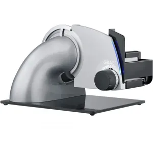 Graef SKS Line 700 Silver -  Freitragender Allesschneider mit Klingendurchmesser 170 mm - Led-Beleuchtung