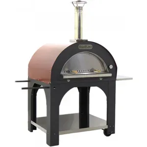 AgriEuro Premium Holzbackofen für den Außenbereich Cibus Red - 5 Pizzen