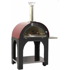 AgriEuro TOP-LINE AgriEuro Cibus Red - Holzbackofen für draußen - 4 Pizzen