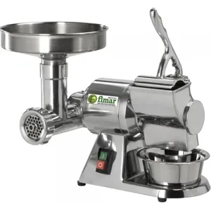 FIMAR TR8D - Elektrischer Fleischwolf - Schneideeinheit aus lebensmittelechtem Aluminium - 230V