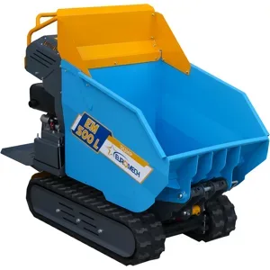 EuroMech EM500L-Dump  Hydraulischer Raupendumper mit Kippmulde, 500 kg Nutzlast, hydrostatischer Antrieb