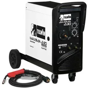 Inverter-Drahtschweißgerät Telwin  Maxima 230 Synergic - für MIG-MAG/FLUX/BRAZING/MMA/TIG DC- LIFT - GAS/NO GAS