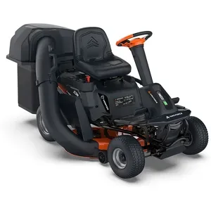 Akku-Aufsitzrasenmäher Yard Force E559 - 56V/50Ah - Fangkorb, Seitenauswurf und Mulchen