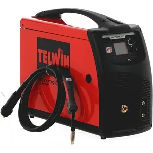 Telwin Technomig 215 Dual Synergic - Multiprozess-Inverterschweißgerät - GAS/NO GAS-MIG-MAG, MMA und WIG -