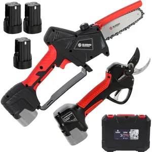 Blue Bird PS23-35+CS23-05A  -Kit mit Baumschere + Akku-Hochentaster - 3x 14.4V 2.5Ah - Schnittdurchmesser max. 35 mm