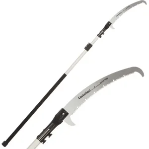 Castellari PO35PRO+ATO3 - Gestängesäge mit U-Zähnen und ovalem Aluminiumschaft - 180-300 cm - Sägeblatt 35 cm