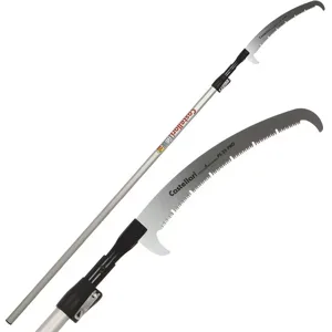 Castellari PS35PRO+AT4 - Gestängesäge mit U-Zähnen auf ovalem Aluminiumschaft - 255-415 cm - Sägeblatt 35 cm