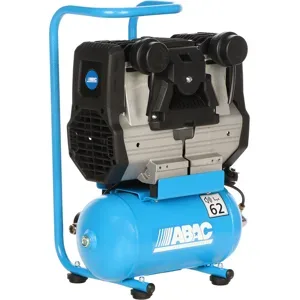 ABAC START QUIETE OS20 - Elektrischer, einphasiger, leiser Luftkompressor - Öl-frei - Motor 2 PS - 6 lt