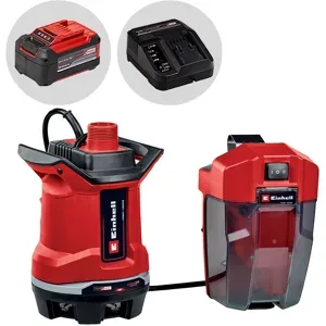 Einhell GE-DP 18/25 Li Akku-Wasserpumpe - Akku18V 5.2Ah und Ladegerät