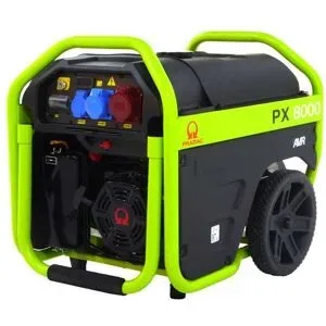 Pramac PX 8000 - Benzin Stromerzeuger 400V - 4.8 kW - mit Rädern - E-Starter