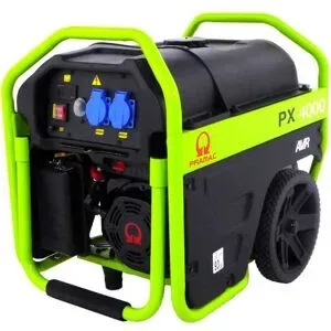 Pramac PX 4000 - Benzin-Stromerzeuger mit Rädern und AVR-Regelung 2.7 kW - Dauerleistung 2.3 kW - 230V
