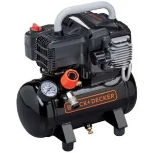 Black & Decker BD195 6 NK - Elektrischer kompakter tragbarer Kompressor - Motor 1.5PS - 8 Bar oilless
