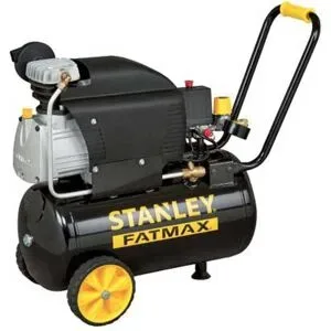 Stanley Fatmax D211/8/24s - Elektrischer Kompressor mit Wagen - Motor 2 PS - 24 Lt - Druckluft