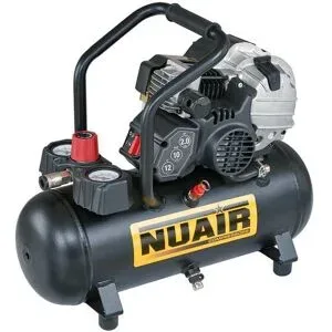 Nuair Fu 227/10/12 - Kompakter tragbarer elektrischer Kompressor - Motor 2 PS - 12 Lt