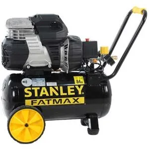 Stanley Sil Air 244/24 - Elektrischer Kompressor mit Wagen - Motor 1.5 PS, 24 Lt, oilless, leise