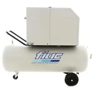 FIAC Silent AB200/360M - Elektro Kompressor auf Wagen - 230V - mit Riemen - 3 PS