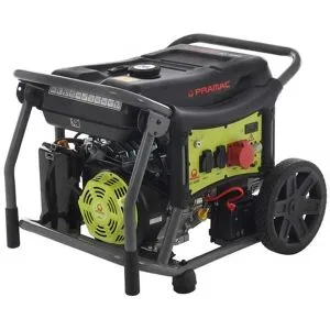 Pramac WX 6250 ES - Benzin Stromerzeuger mit Rädern 6.1 kW - Dauerleistung 5.5 kW - 400V