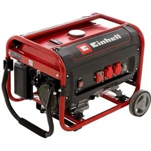 Einhell TC-PG 35/E5 - Benzin-Stromerzeuger auf Rädern mit AVR-Regelung 3.1 kW - Dauerleistung 2.6 kW - 230V