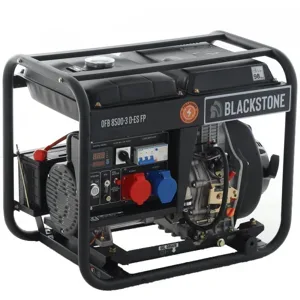 Blackstone OFB 8500-3 D-ES FP - Diesel-Stromerzeuger mit AVR-Regelung 6.4 kW - Dauerleistung 5.6 kW Full-Power