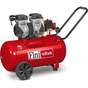 Fini Siltek 50 - Elektrischer Kompressor - 50 l Tank - 8 Bar Betriebsdruck