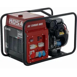 MOSA GE 13000 HBS - Benzin-Stromerzeuger 10.4 kW - Dauerleistung 9 kW 400V - Honda Motor GX630
