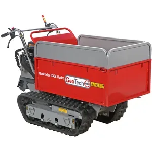 GeoTech Pro GeoPorter 630E Hydro - Raupendumper - Hydraulische ausziehbare Mulde 600Kg