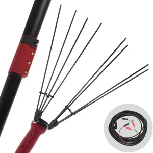 Archman AB01 - Elektrischer Olivenschüttler 220/315 cm Autobatterie-Kabel im Lieferumfang - Teleskopschaft