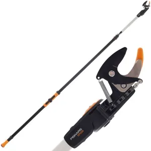 Fiskars UPX96 - Profi-Schneidgiraffe - 240/400 cm - 2 Schnittmodi