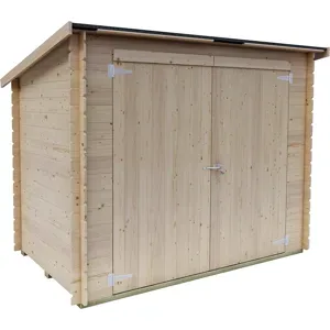Alce Eureka 218x130  Gerätehaus aus Holz  Pultdach  218x130x167 cm