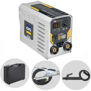 Gys Gysmi E160  Inverter-Schweißgerät (MMA)  Set mit Koffer  Gleichstrom (DC)