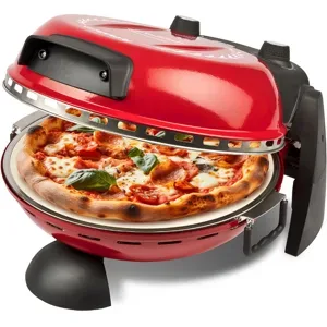 G3 Ferrari Delizia Anniversary Rot - Elektro-Pizzaofen - Pizzastein