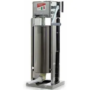 Reber 8975 V INOX - vertikaler Wurstfüller 15 Kg - 2 Geschwindigkeiten mit Gehäuse