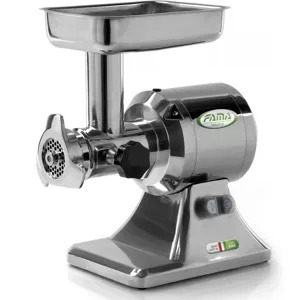 Fama Industrie Fama TS12 - Elektrischer Fleischwolf - Schneideeinheit aus Edelstahl - 230V