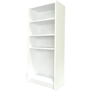 ABC MEUBLES Bücherregal aus Holz - Weiß