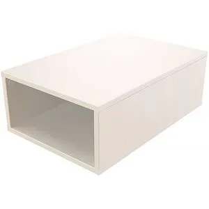 ABC MEUBLES Aufbewahrungswürfel Holz 75x50 cm - Weiß