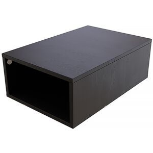 ABC MEUBLES Aufbewahrungswürfel Holz 75x50 cm - Schwarz