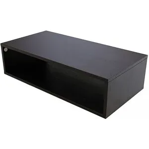 ABC MEUBLES Aufbewahrungswürfel Holz 100x50 cm - Schwarz