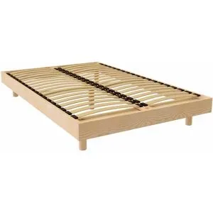 ABC MEUBLES Lattenrost 120x190 cm Kit France aus Massivholz - Roh (ohne Lack)