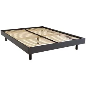 ABC MEUBLES Lattenrost 140x190 Kit Noé aus Massivholz - Schwarz