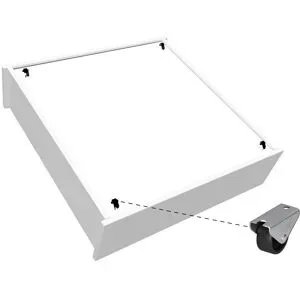 ABC MEUBLES Bett mit Schublade 90x190 Malo - Weiß