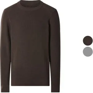 ESMARA MEN Herren Pullover Rippstrick