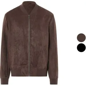 LIVERGY® Herren Blouson, in Wildlederoptik