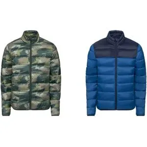 LIVERGY® Herren Steppjacke, ultraleicht, mit seitlichen Eingrifftaschen