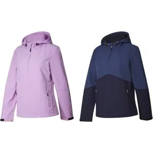 CRIVIT Damen Softshelljacke, winddicht und atmungsaktiv