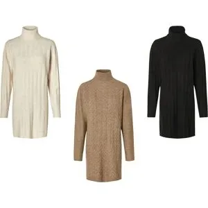 ESMARA® Damen Strickkleid, mit recyceltem Material