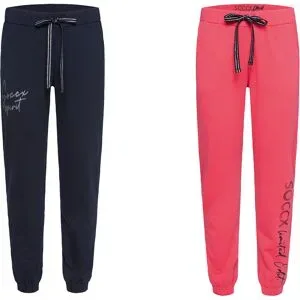 SOCCX Damen Jogger mit Glitterdruck