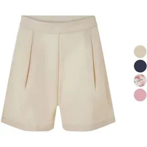 ESMARA® Damen Shorts in Leinenoptik