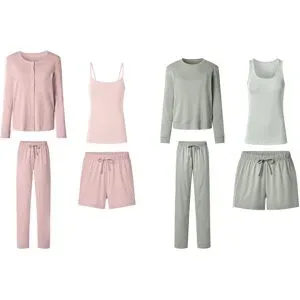 ESMARA® Damen Pyjama-Set