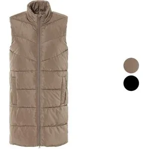 ESMARA® Damen Longweste mit Stehkragen