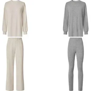 ESMARA® Damen Hausanzug, 2-teilig